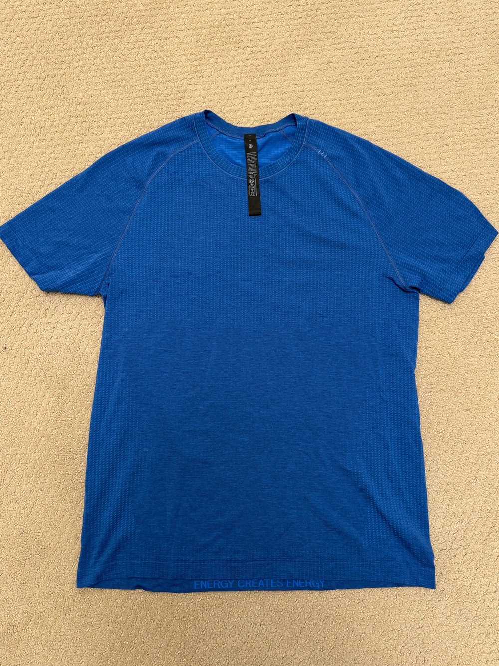 Lululemon Men's Blue Short Sleeve Performance Tee Size Medium